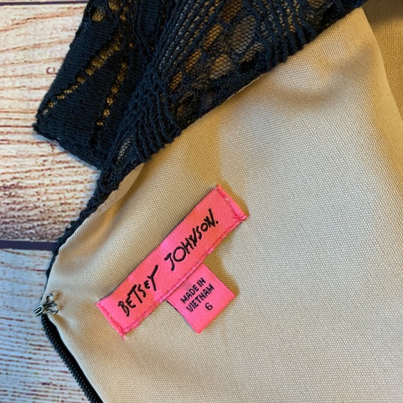 Betsey Johnson black lace overlay dress - Picture 10 of 17